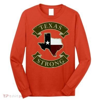 Vintage Texas Strong Logo Long Sleeve Shirt