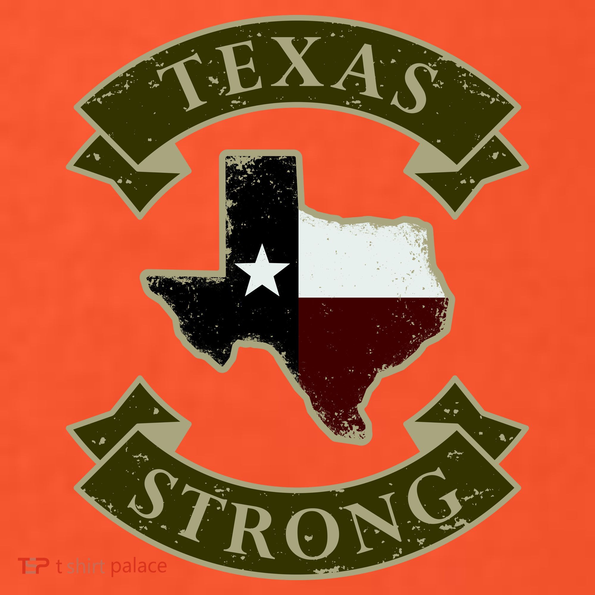 Vintage Texas Strong Logo T-Shirt