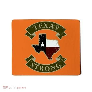 Vintage Texas Strong Logo Mousepad