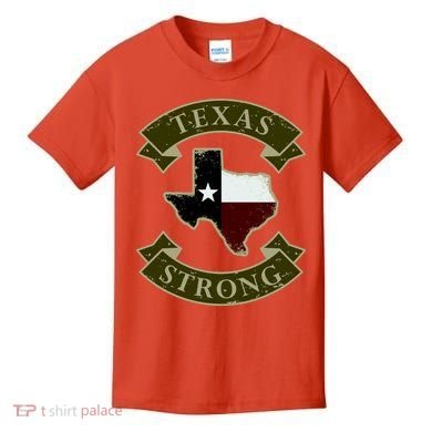 Vintage Texas Strong Logo Kids T-Shirt