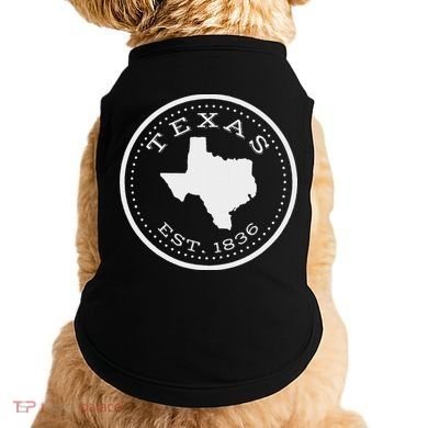 Vintage Texas State Map For Souvenirs Doggie Tank