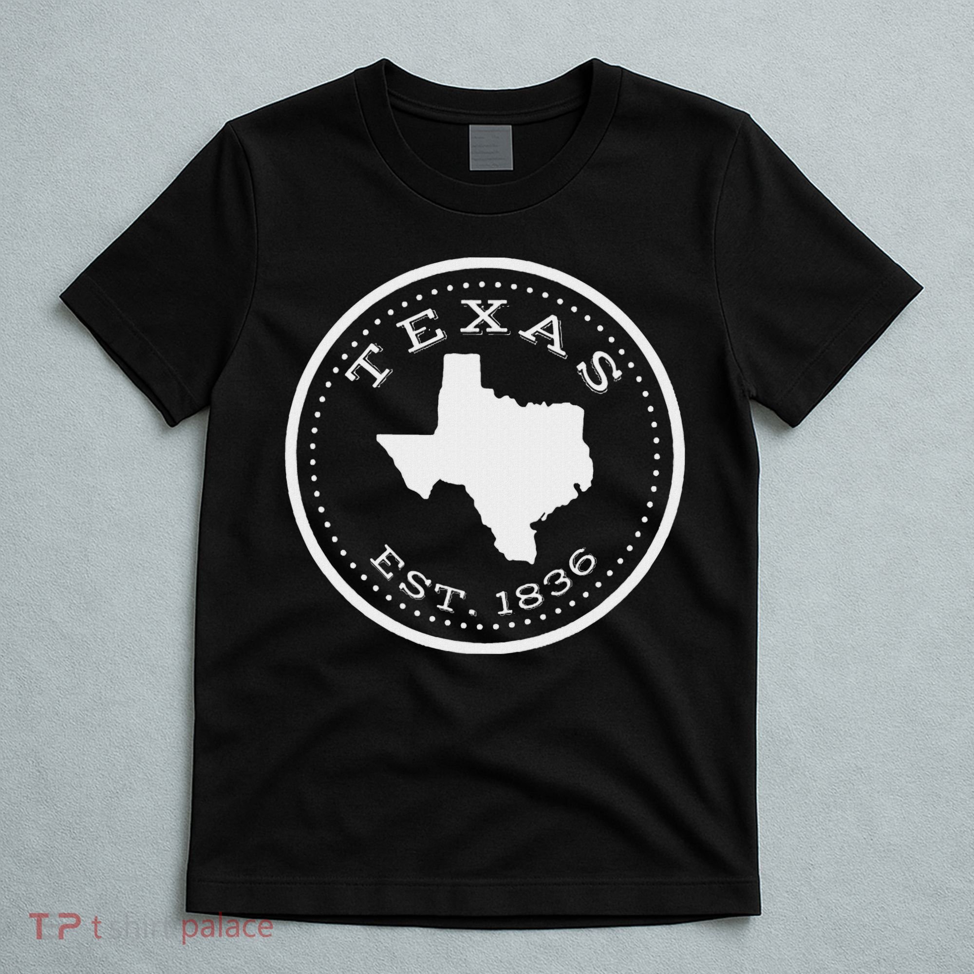 Vintage Texas State Map For Souvenirs T-Shirt