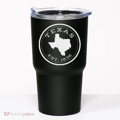 Vintage Texas State Map For Souvenirs Tumbler