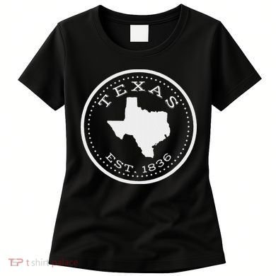 Vintage Texas State Map For Souvenirs Women's T-Shirt
