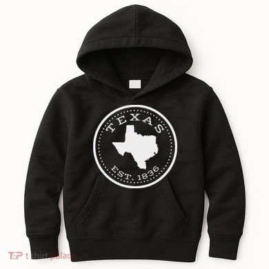 Vintage Texas State Map For Souvenirs Kids Hoodie