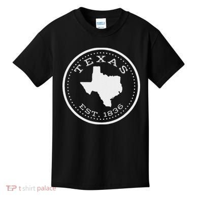 Vintage Texas State Map For Souvenirs Kids T-Shirt