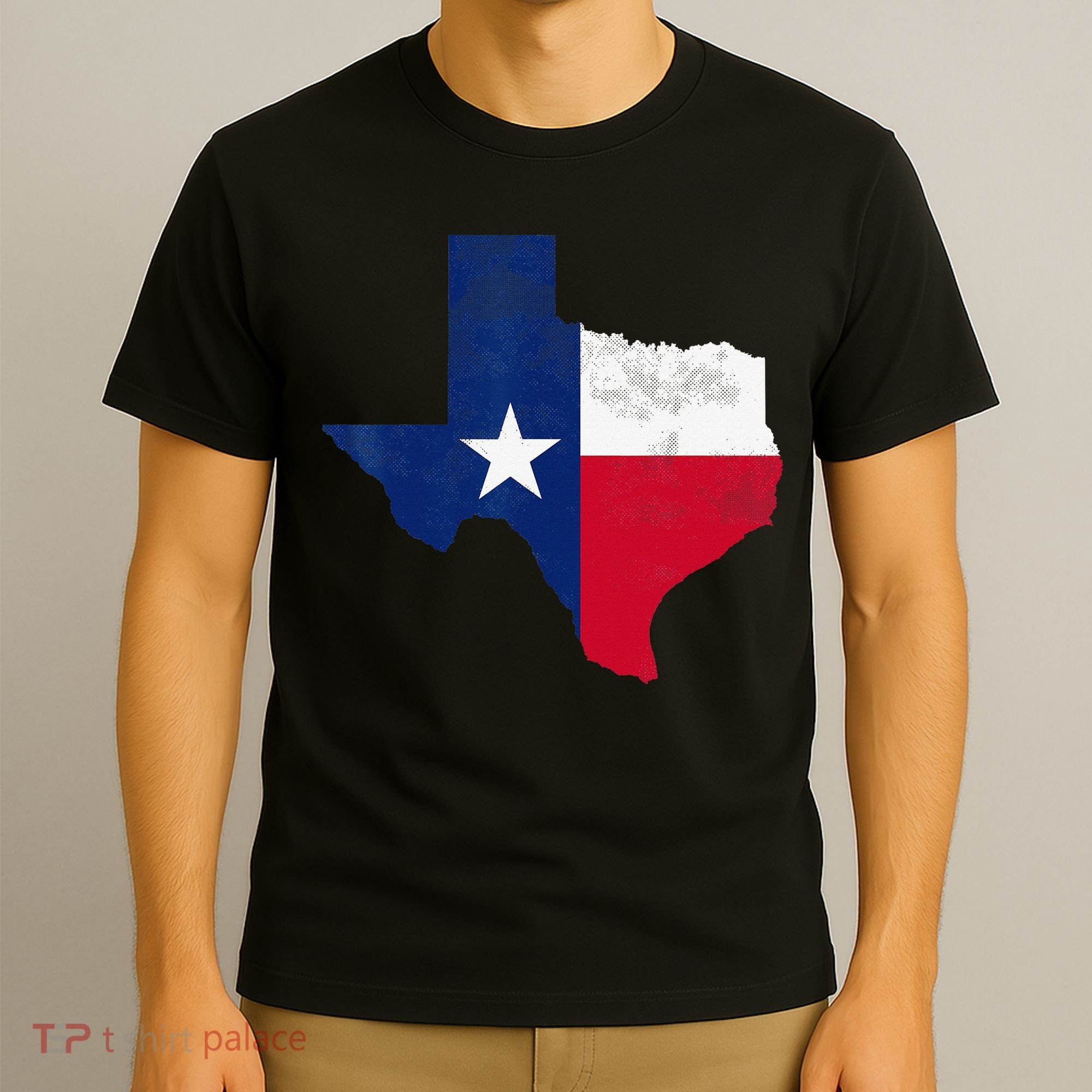 vintage Texas State USA Distressed Flag Grunge T-Shirt