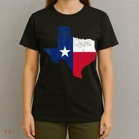 vintage Texas State USA Distressed Flag Grunge T-Shirt thumb 4