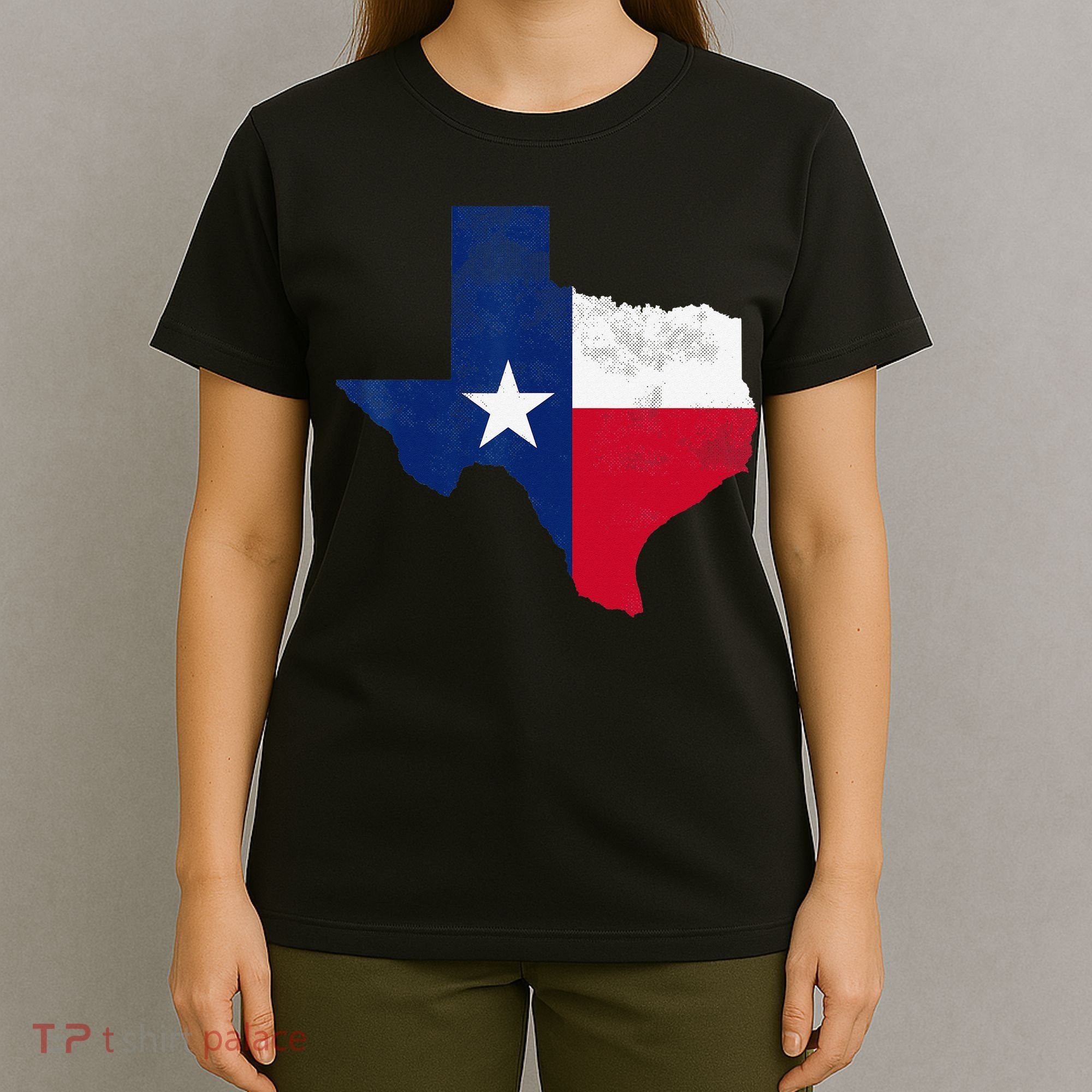 vintage Texas State USA Distressed Flag Grunge T-Shirt
