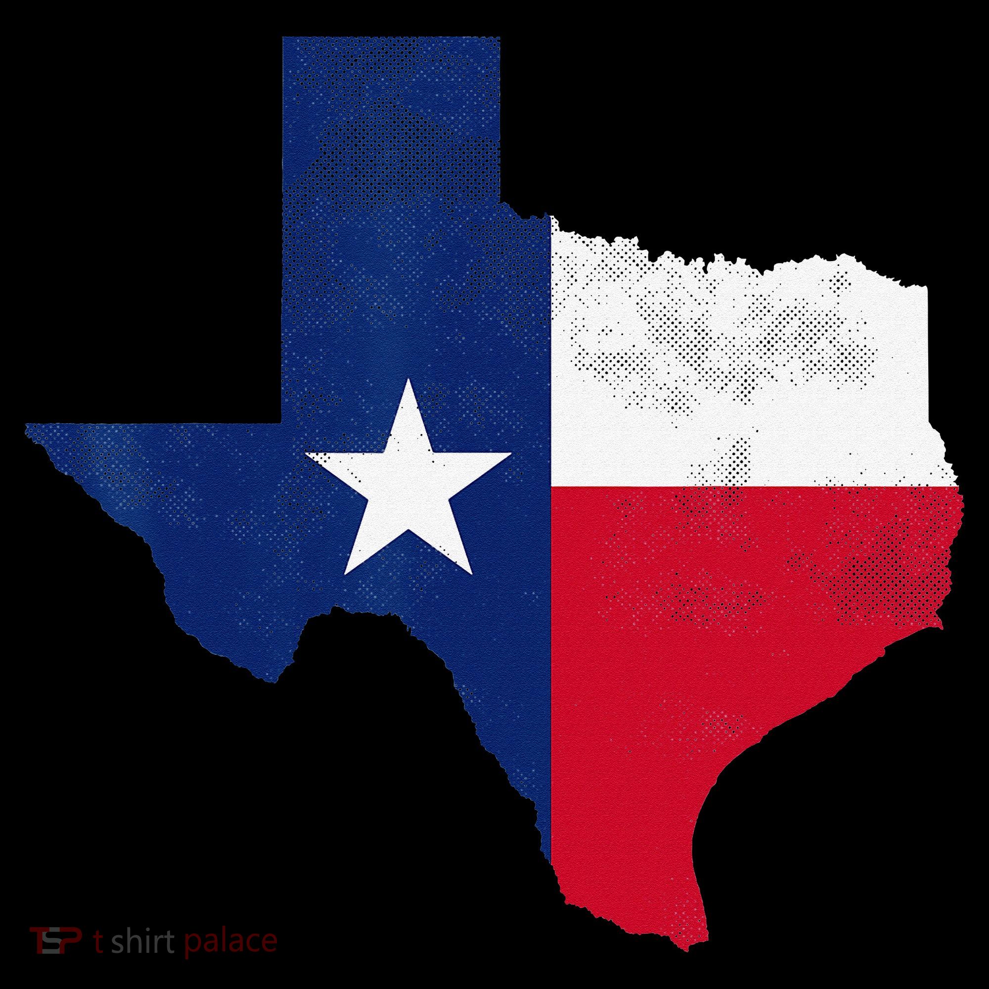 vintage Texas State USA Distressed Flag Grunge T-Shirt