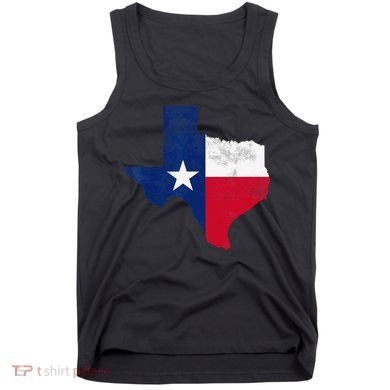 vintage Texas State USA Distressed Flag Grunge Tank Top