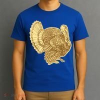 Vintage Thanksgiving Turkey Gift T-Shirt thumb 3