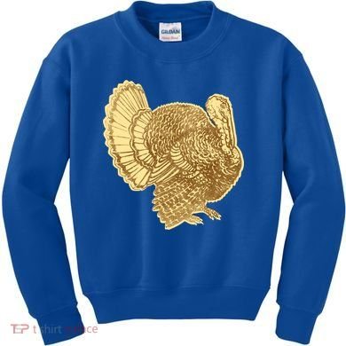 Vintage Thanksgiving Turkey Gift Kids Sweatshirt