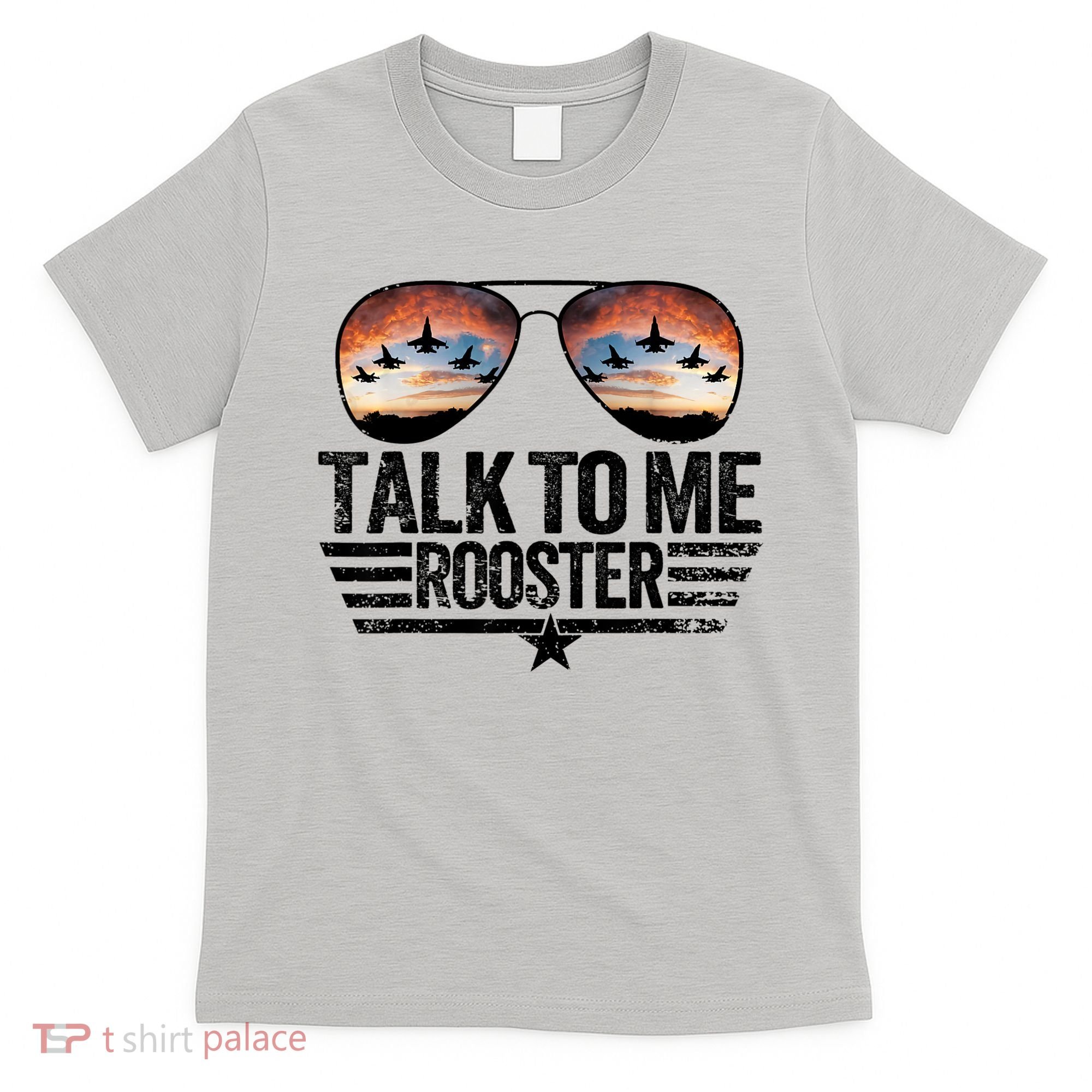 Vintage Talk To Me Rooster Glasses Retro Mens Women T-Shirt