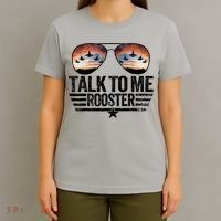 Vintage Talk To Me Rooster Glasses Retro Mens Women T-Shirt thumb 4