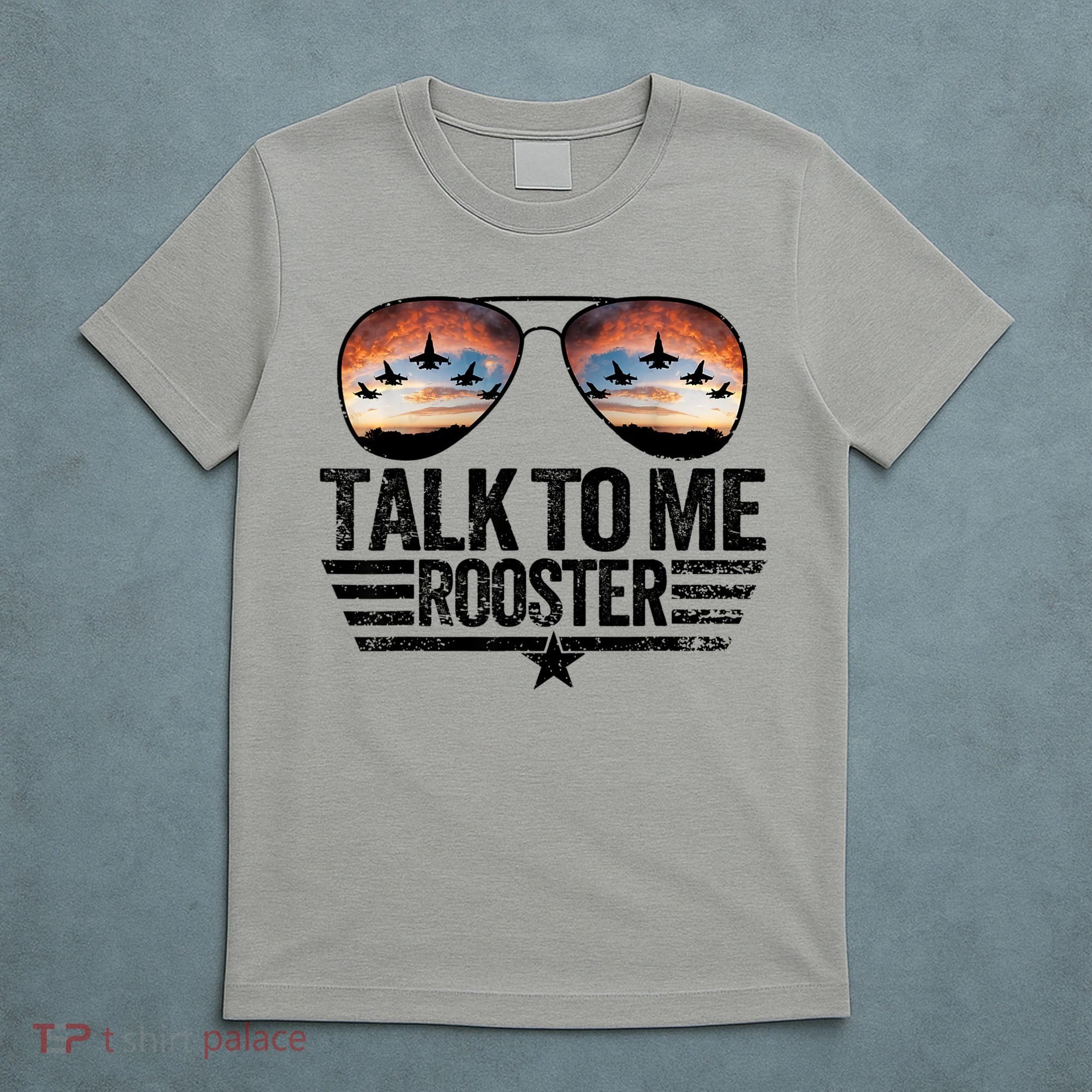 Vintage Talk To Me Rooster Glasses Retro Mens Women T-Shirt