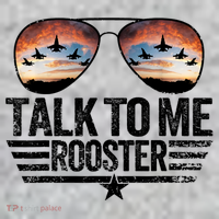 Vintage Talk To Me Rooster Glasses Retro Mens Women T-Shirt thumb 7