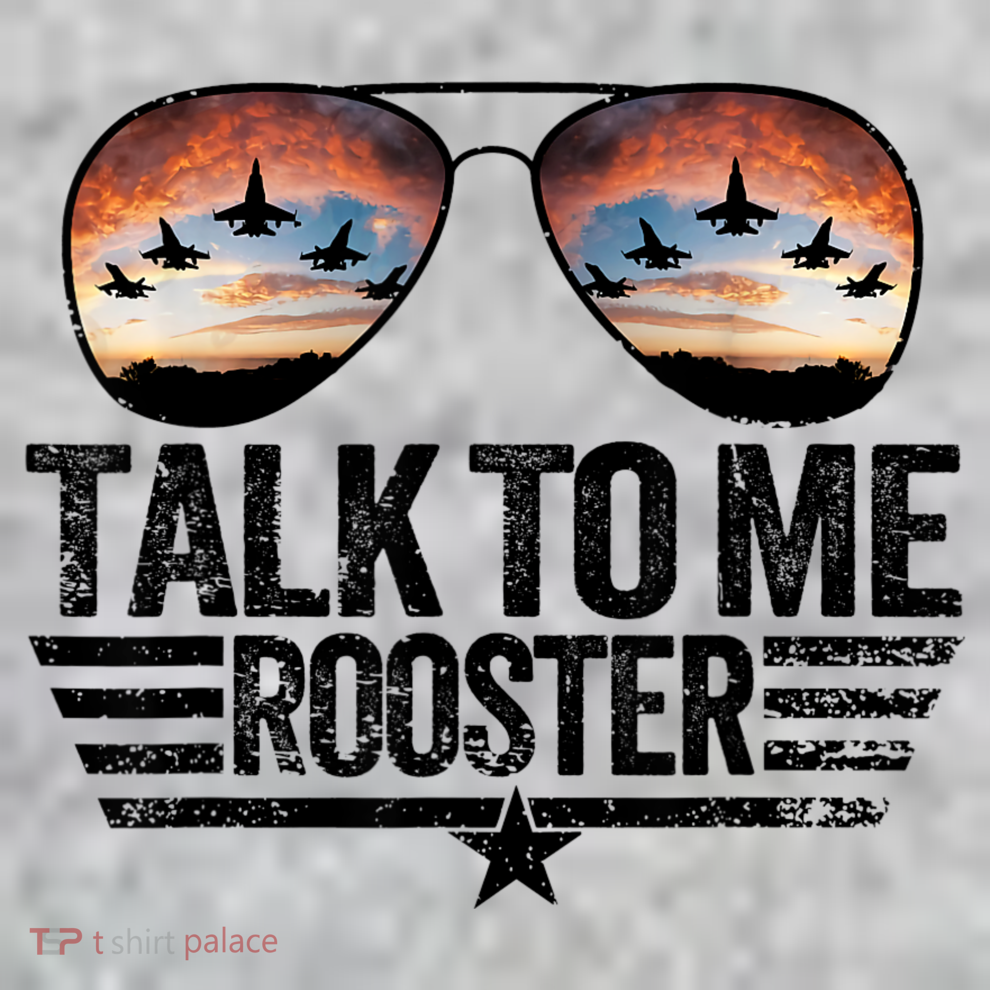 Vintage Talk To Me Rooster Glasses Retro Mens Women T-Shirt