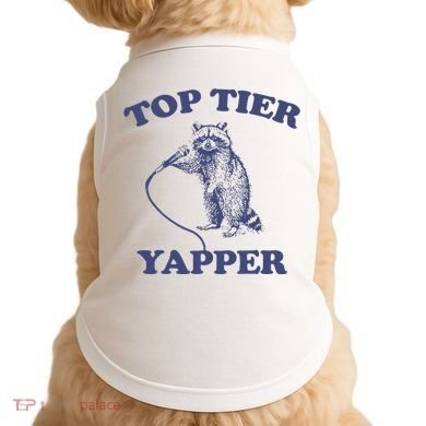 Vintage Top Tier Yapper Meme Retro Cartoon Doggie Tank
