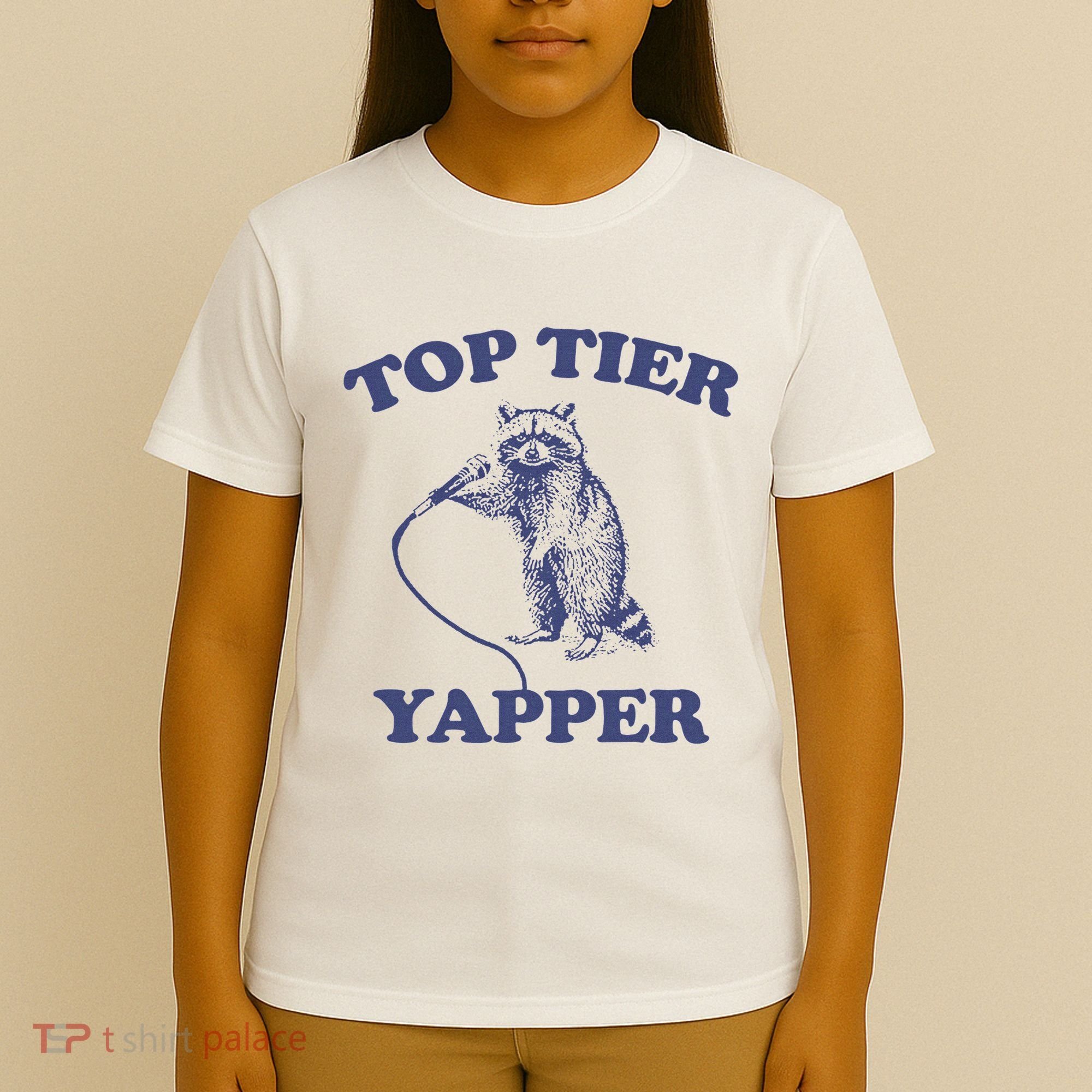Vintage Top Tier Yapper Meme Retro Cartoon T-Shirt