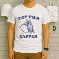 Vintage Top Tier Yapper Meme Retro Cartoon T-Shirt thumb 6