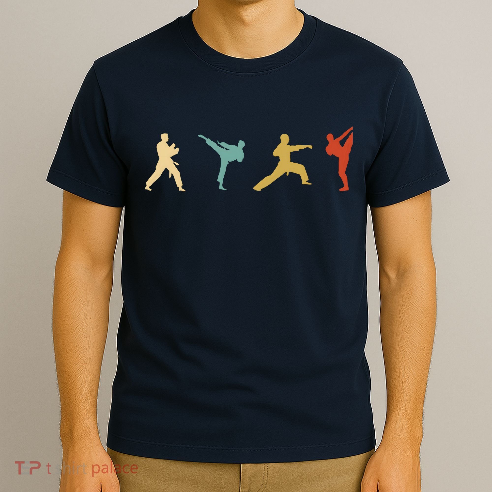 Vintage Taekwondo Tae Kwon Do Fighter T-Shirt