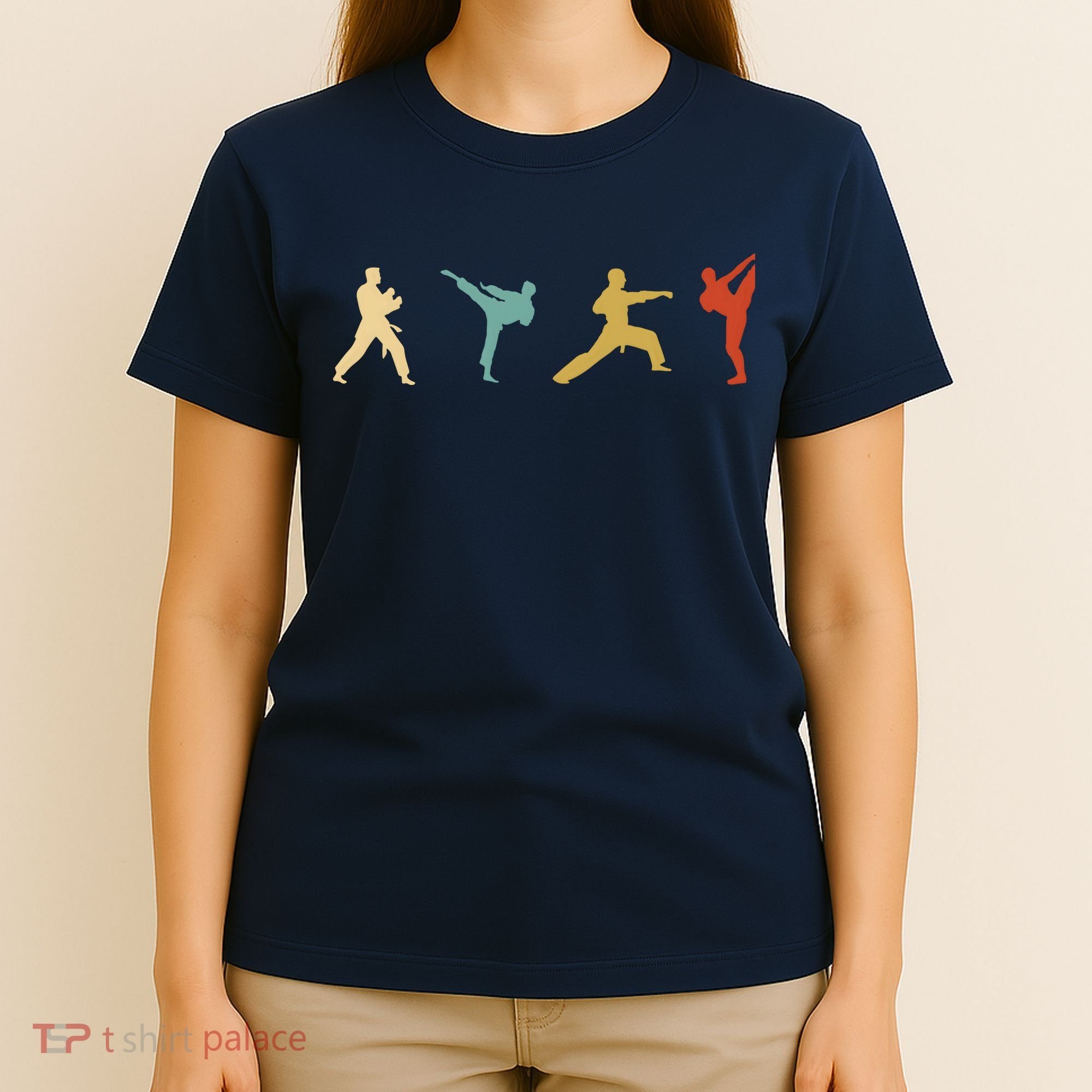 Vintage Taekwondo Tae Kwon Do Fighter T-Shirt