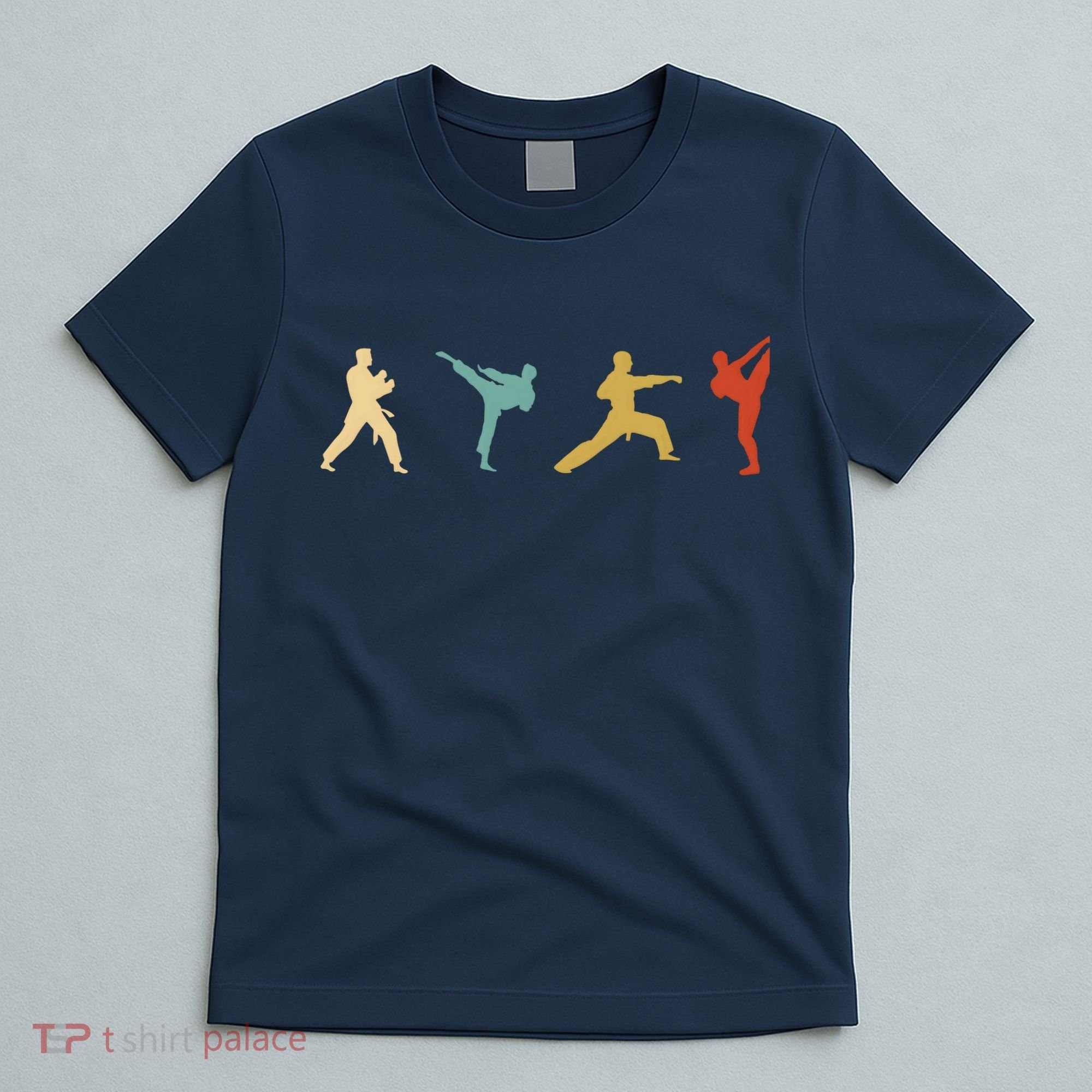 Vintage Taekwondo Tae Kwon Do Fighter T-Shirt