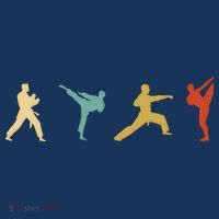 Vintage Taekwondo Tae Kwon Do Fighter T-Shirt thumb 7