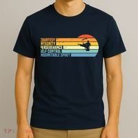 Vintage Taekwondo Tenets Martial Arts Graphic Tee T-Shirt thumb 3