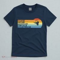Vintage Taekwondo Tenets Martial Arts Graphic Tee T-Shirt thumb 5
