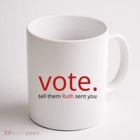 Vote Tell Them Ruth Sent You Funny American Coffee Mug thumb 1