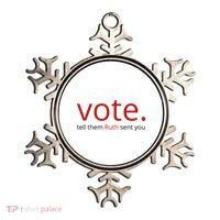 Vote Tell Them Ruth Sent You Funny American Ornament thumb 0