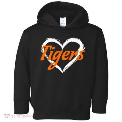 Vintage Tigers Throwback Retro Toddler Hoodie
