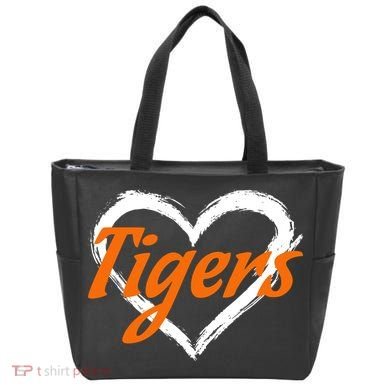Vintage Tigers Throwback Retro Tote Bag