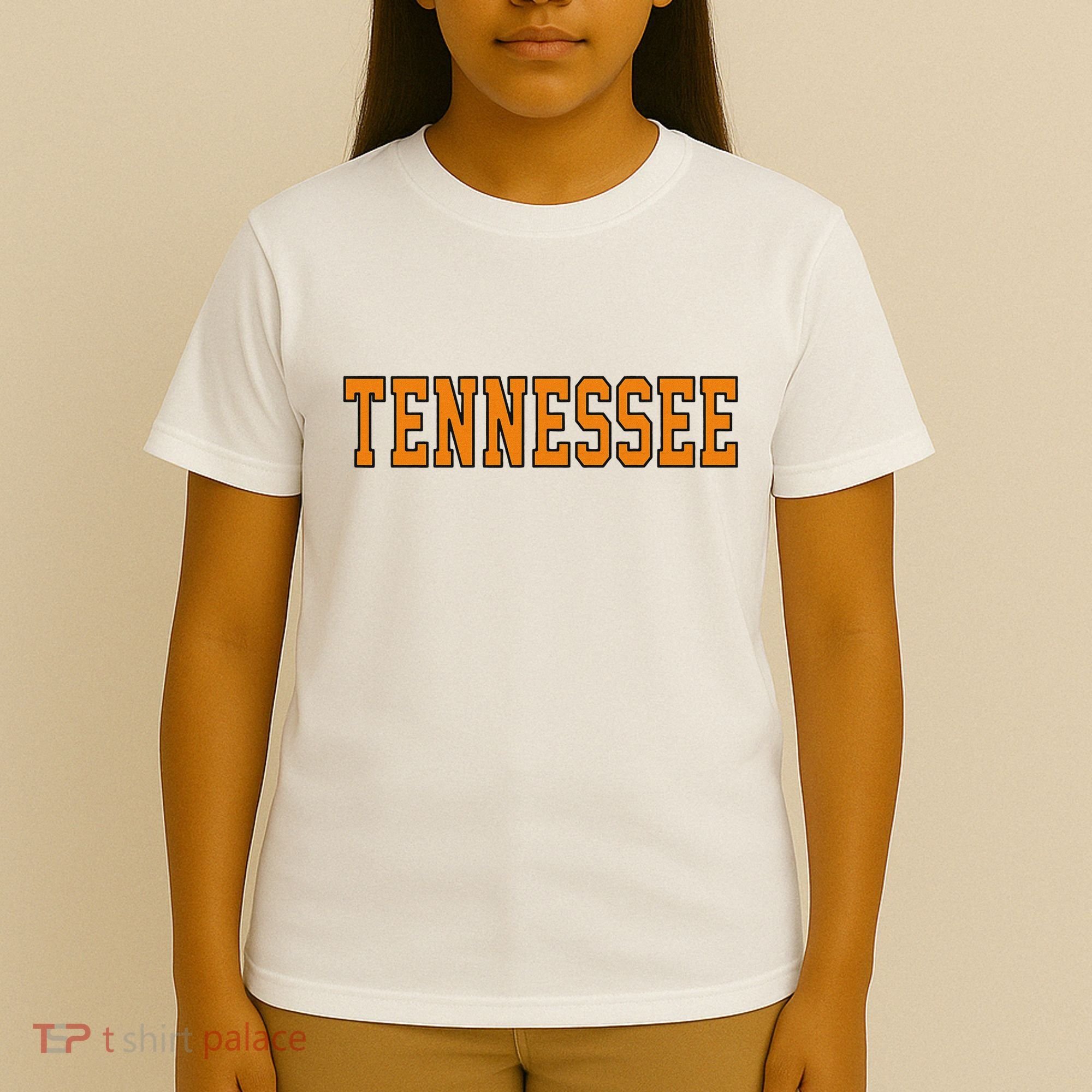 Vintage Tennessee Tennessee Women Retro Orange T-Shirt