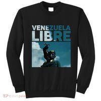 Venezuela To The End Fall Of The Statue Of Chavez Sweatshirt thumb 0