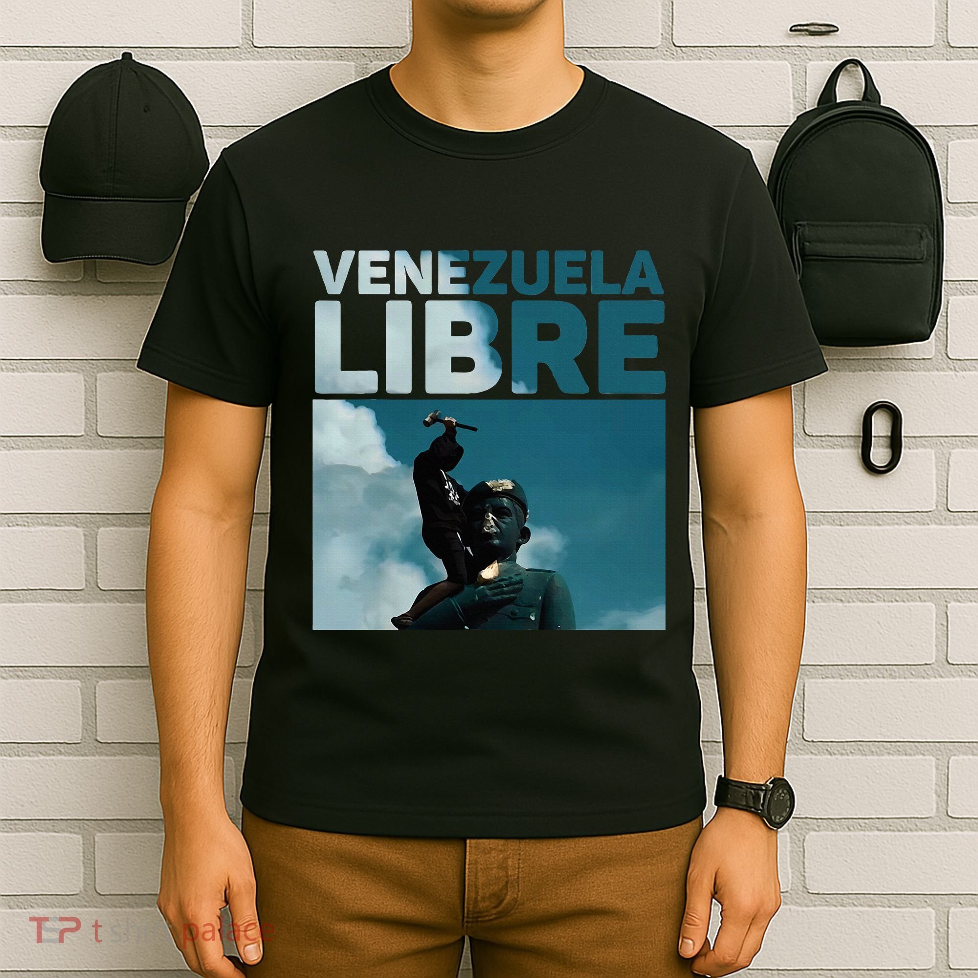 Venezuela To The End Fall Of The Statue Of Chavez T-Shirt