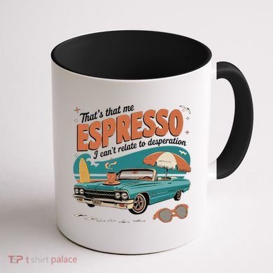 Vintage That’S That Me Espresso Funny Coffee Mug back