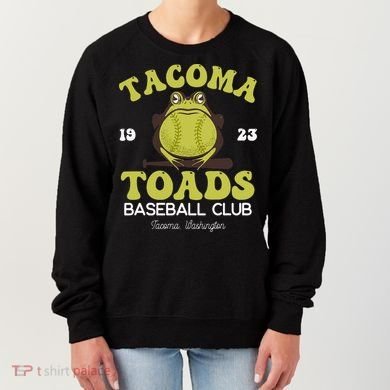 Vintage Tacoma Toads Retro Minor League Baseball Team Women's Sweatshirt