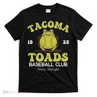 Vintage Tacoma Toads Retro Minor League Baseball Team T-Shirt thumb 0