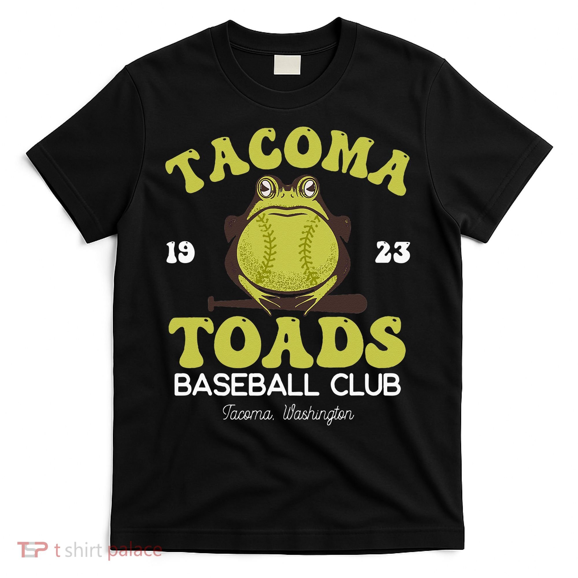 Vintage Tacoma Toads Retro Minor League Baseball Team T-Shirt