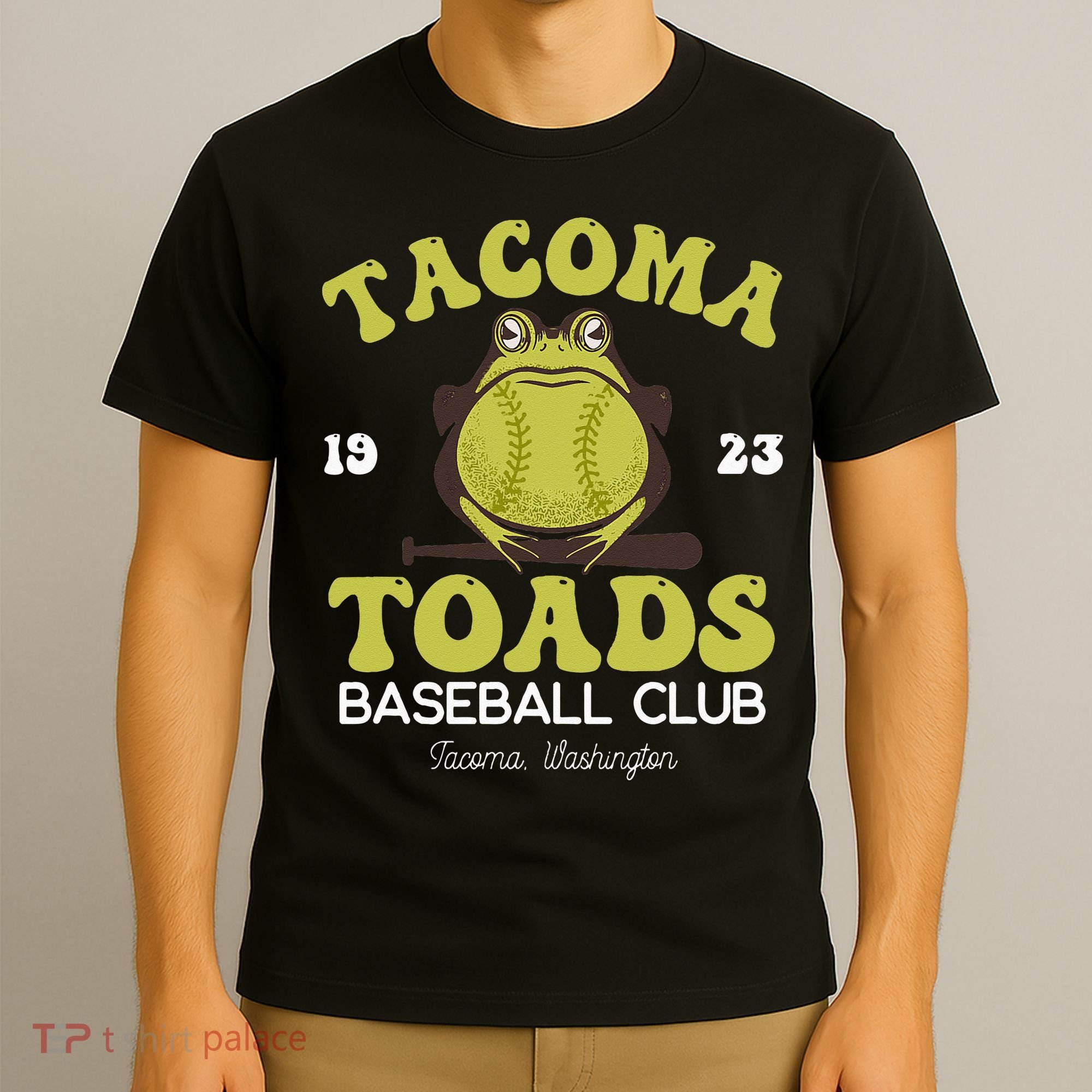 Vintage Tacoma Toads Retro Minor League Baseball Team T-Shirt
