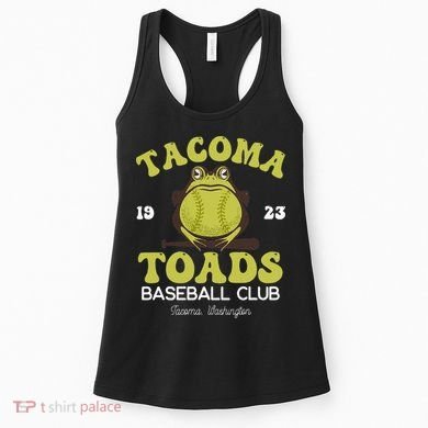 Vintage Tacoma Toads Retro Minor League Baseball Team Women's Tank Top