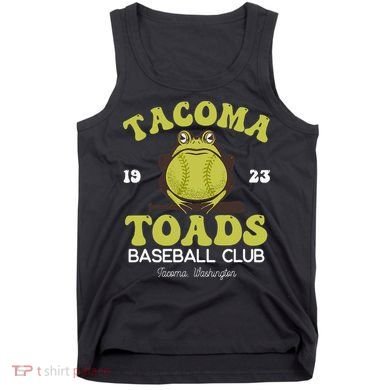 Vintage Tacoma Toads Retro Minor League Baseball Team Tank Top