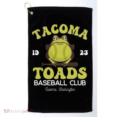 Vintage Tacoma Toads Retro Minor League Baseball Team Golf Towel