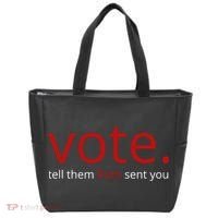 Vote Tell Them Ruth Sent You Funny Tote Bag thumb 0