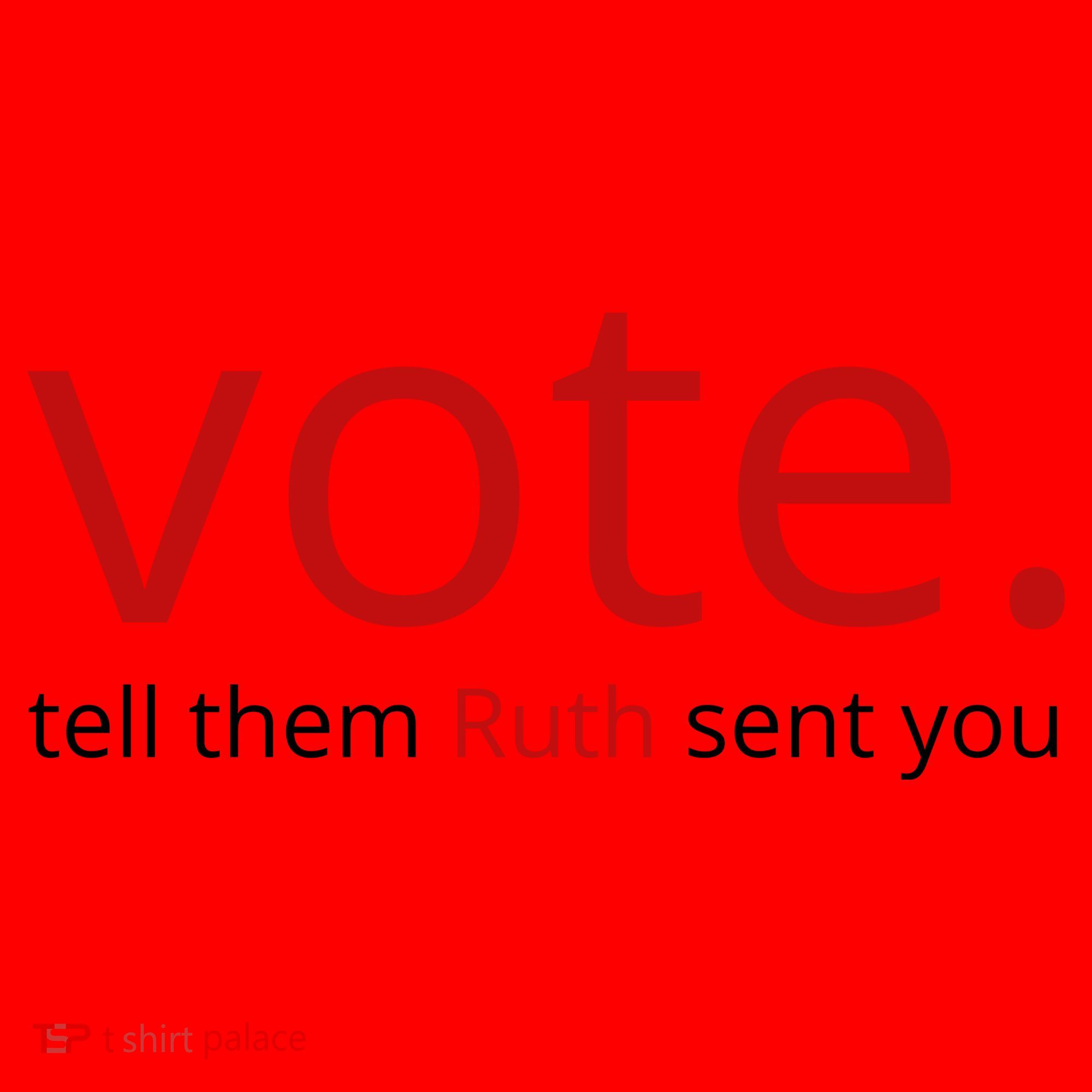 Vote Tell Them Ruth Sent You Funny Santa Hat