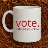 Vote Tell Them Ruth Sent You Funny Coffee Mug thumb 2