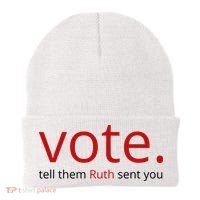 Vote Tell Them Ruth Sent You Funny Beanie thumb 0